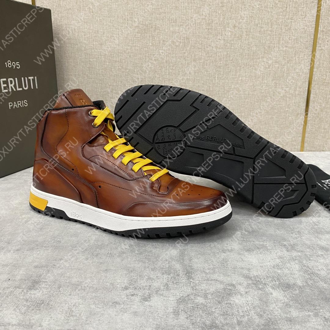 BERLUTI SNEAKERS BROWN S5798