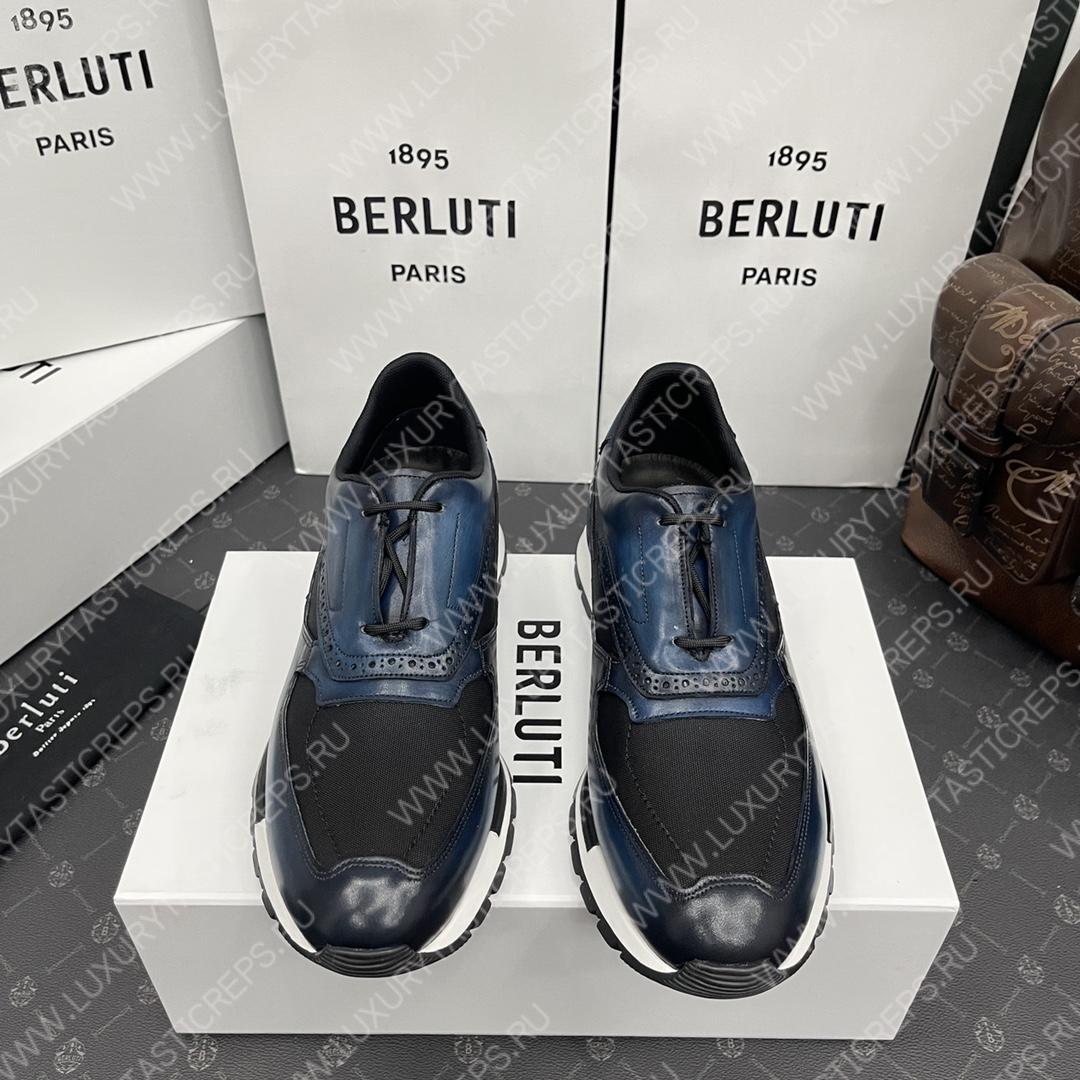 BERLUTI SNEAKERS BLUE S5779