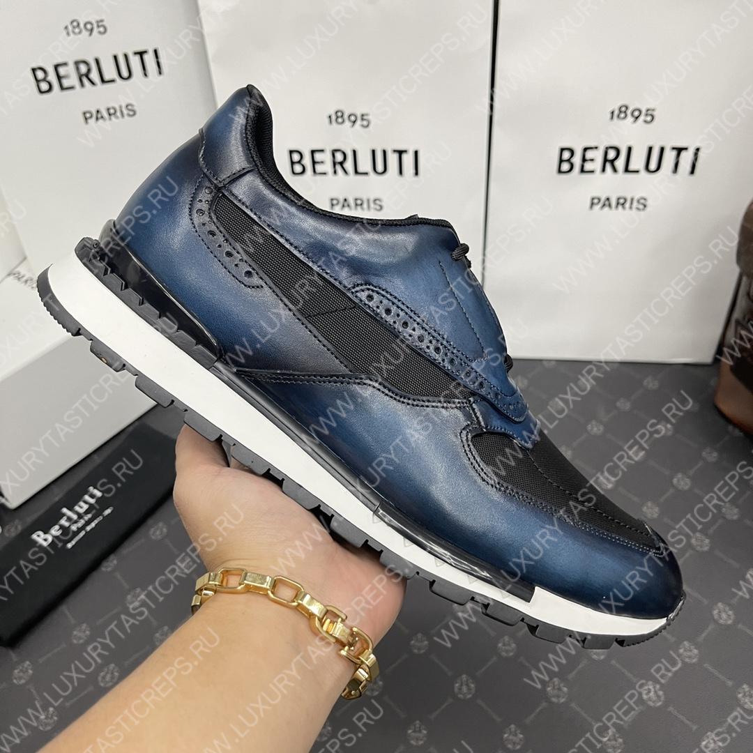 BERLUTI SNEAKERS BLUE S5779