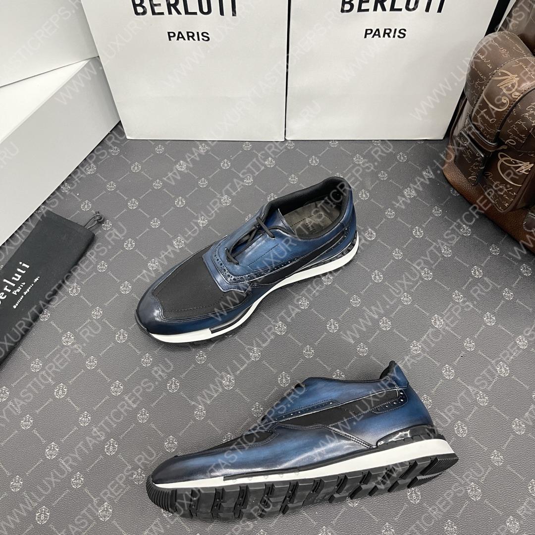 BERLUTI SNEAKERS BLUE S5779