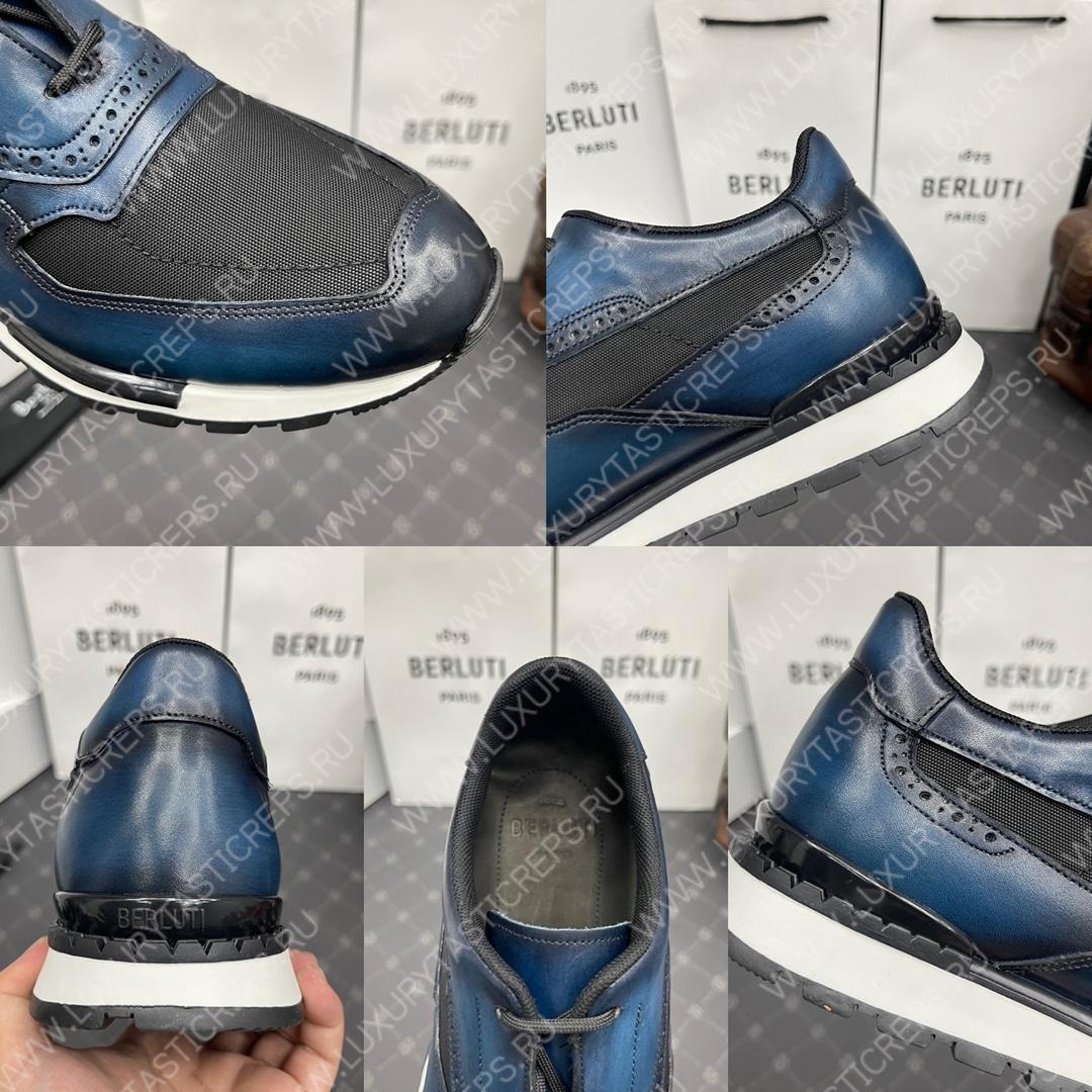 BERLUTI SNEAKERS BLUE S5779