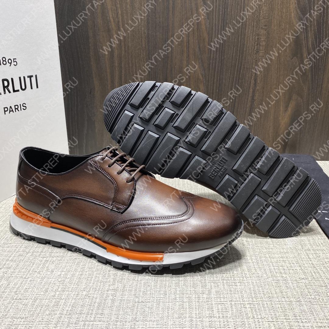 BERLUTI SNEAKERS BROWN S5500