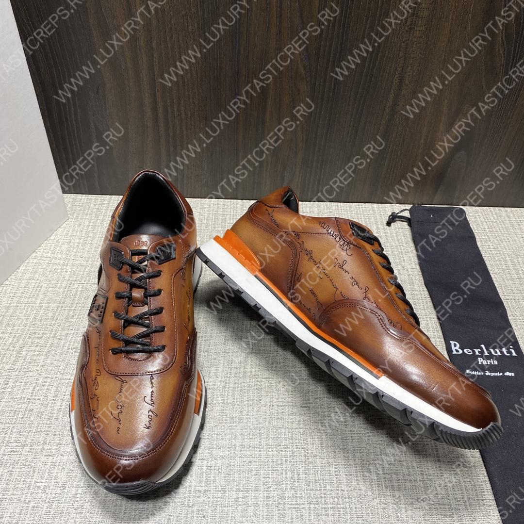 BERLUTI SNEAKERS BROWN S5600