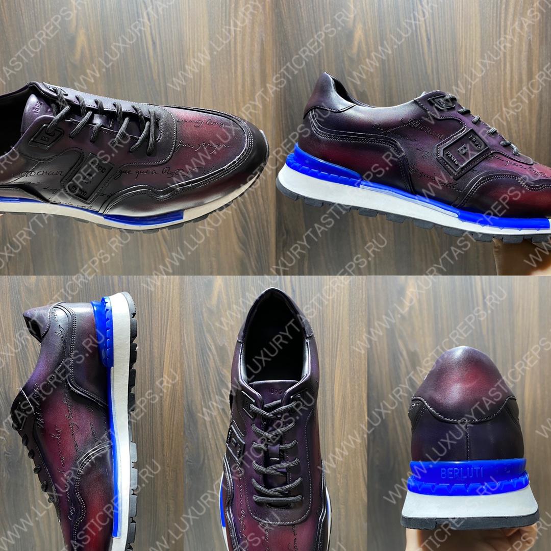BERLUTI SNEAKERS MAROON S5600