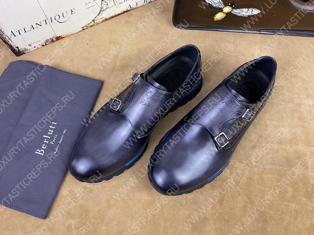 BERLUTI SNEAKERS BLUE S5890