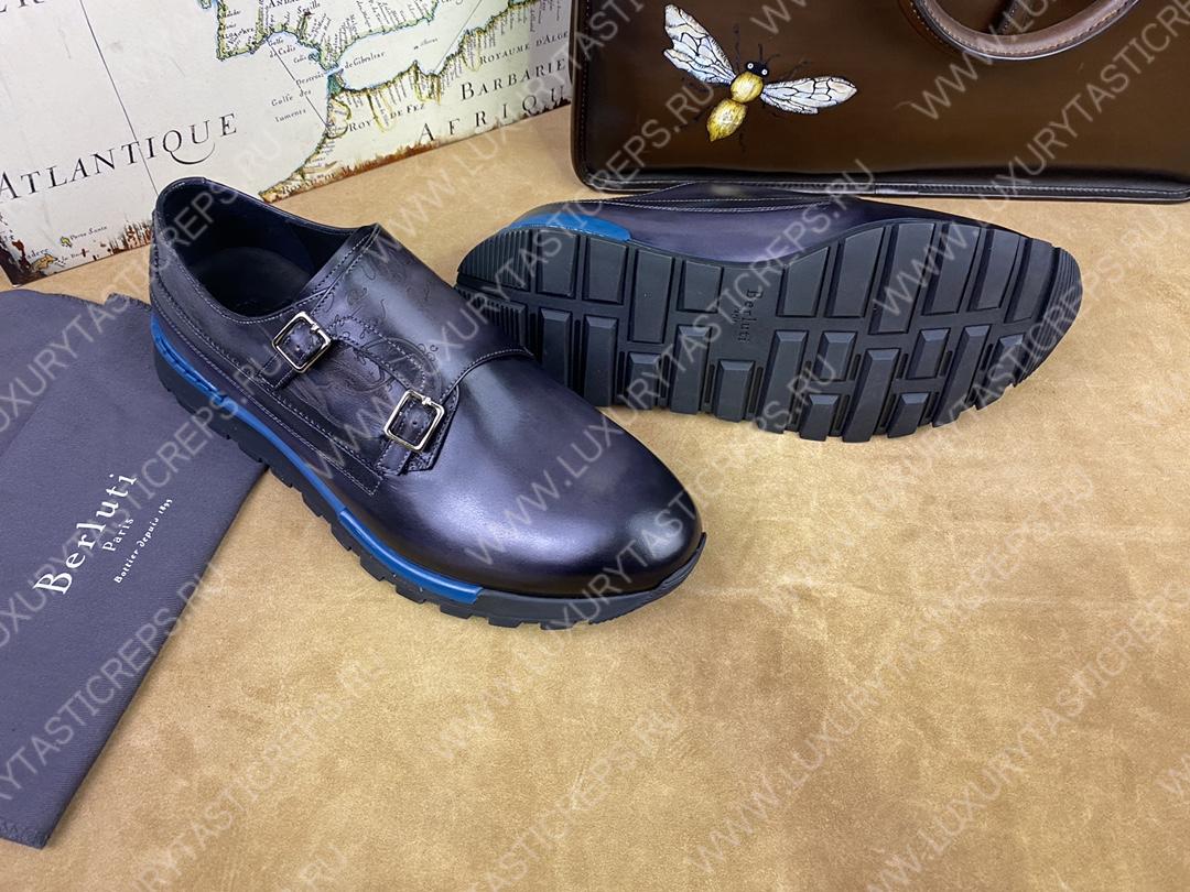 BERLUTI SNEAKERS BLUE S5890
