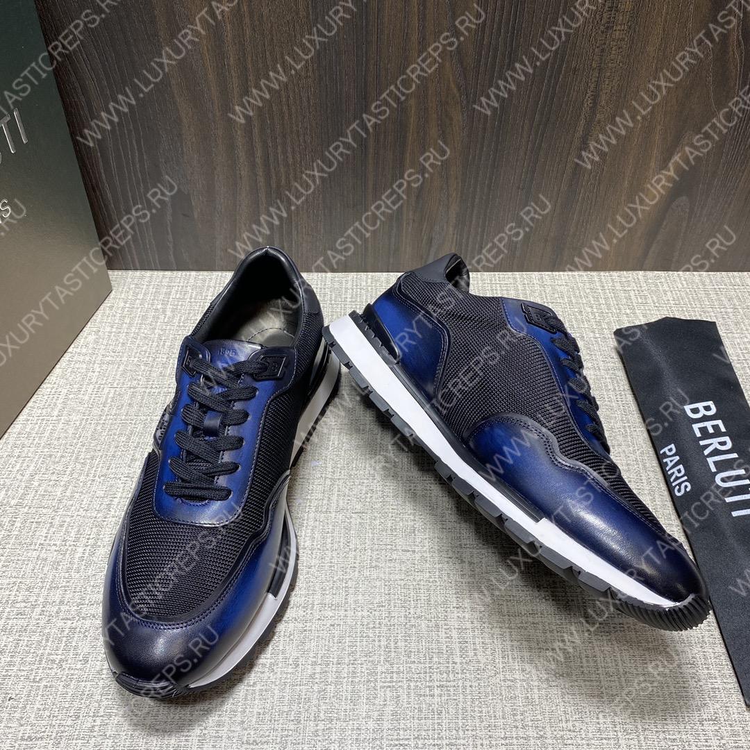BERLUTI SNEAKERS BLUE S5799