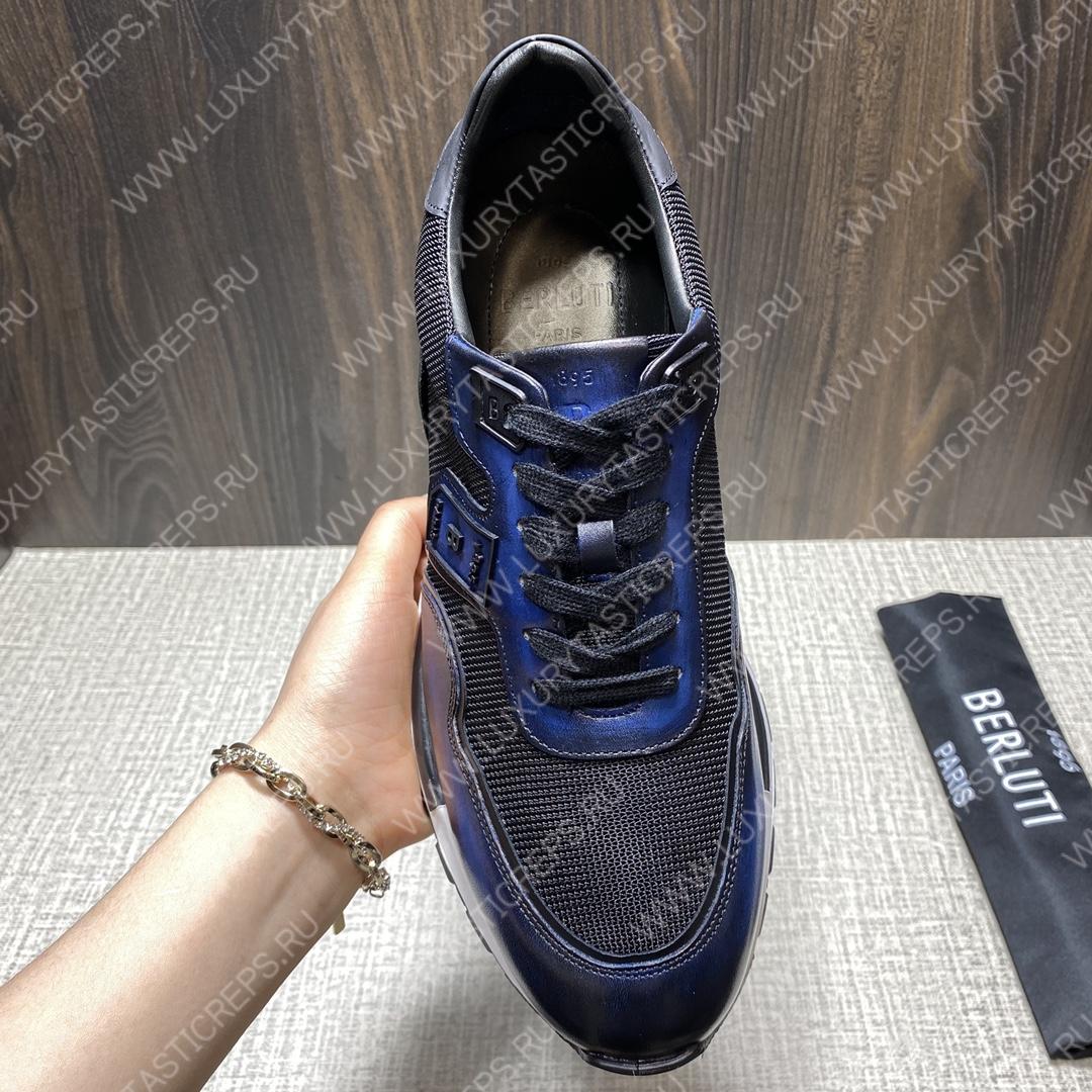 BERLUTI SNEAKERS BLUE S5799