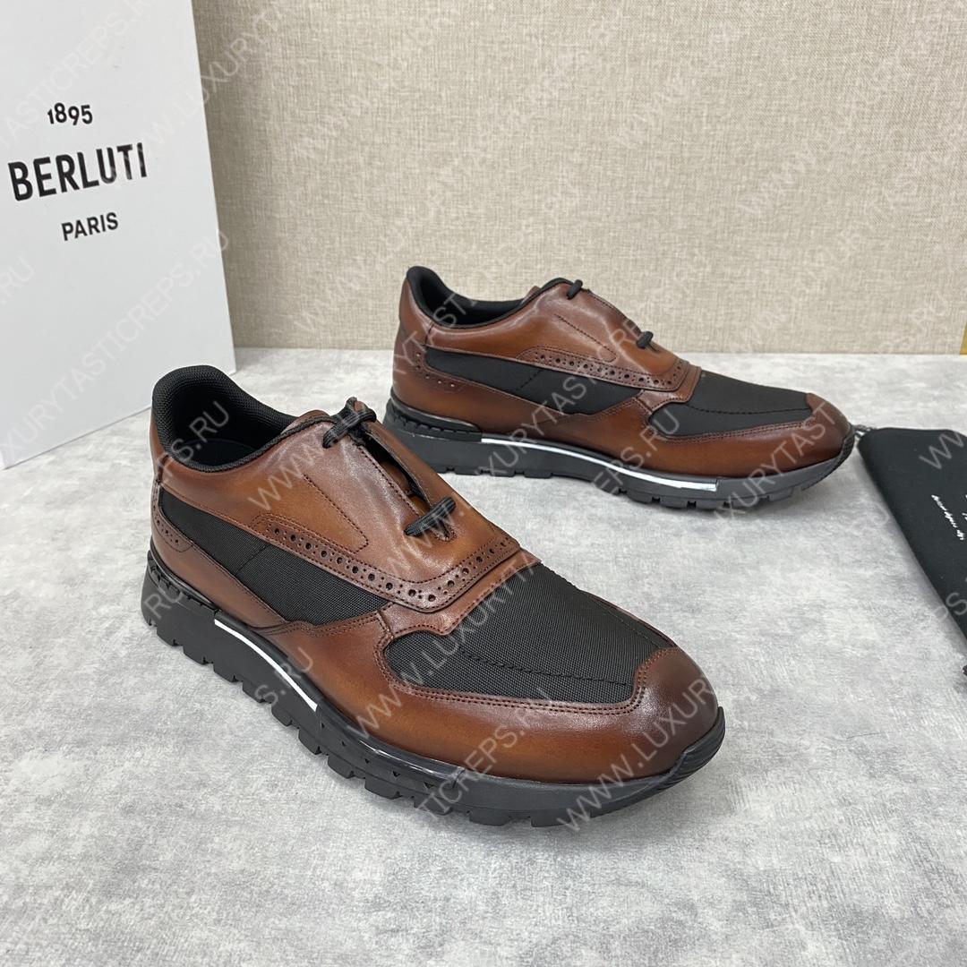 BERLUTI FAST TRACK SNEAKER INTENSE COCOA S5779-BY