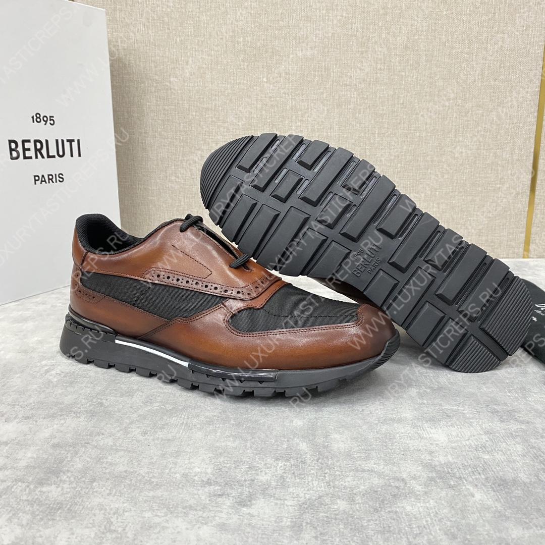 BERLUTI FAST TRACK SNEAKER INTENSE COCOA S5779-BY