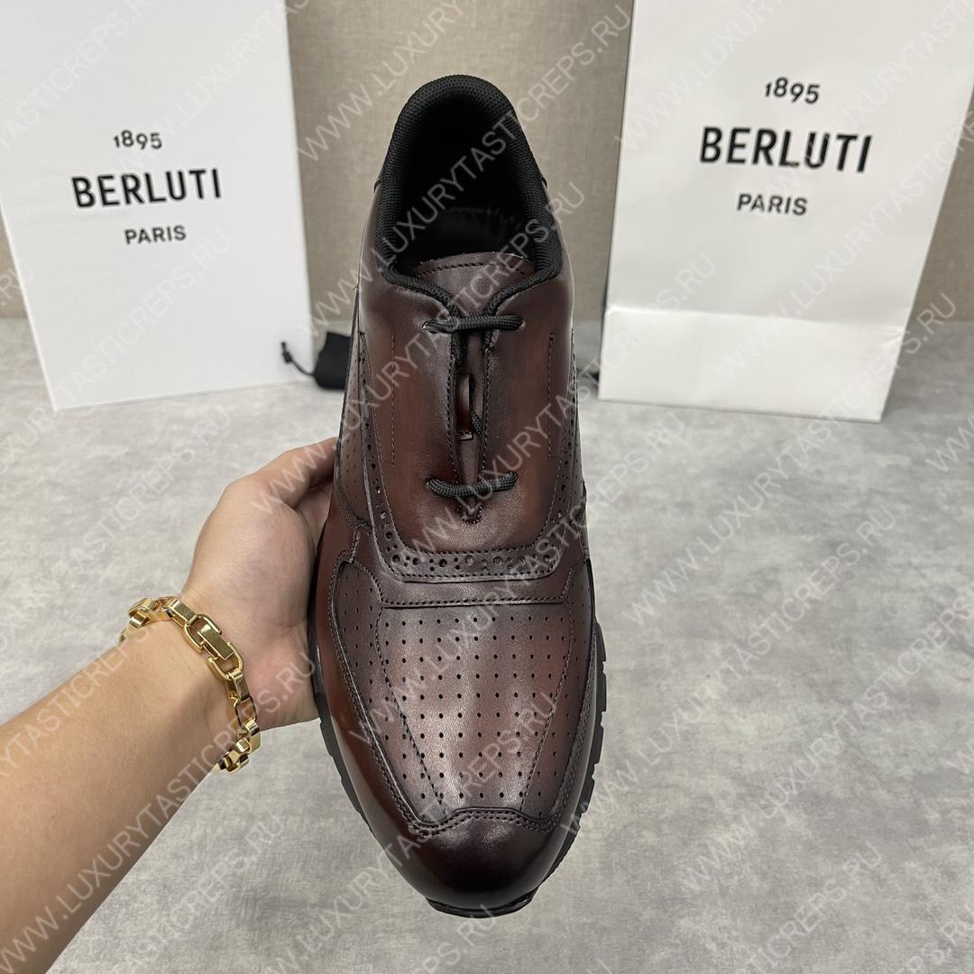 BERLUTI SCRITTO GOLF SHOE BROWN S6072-V2