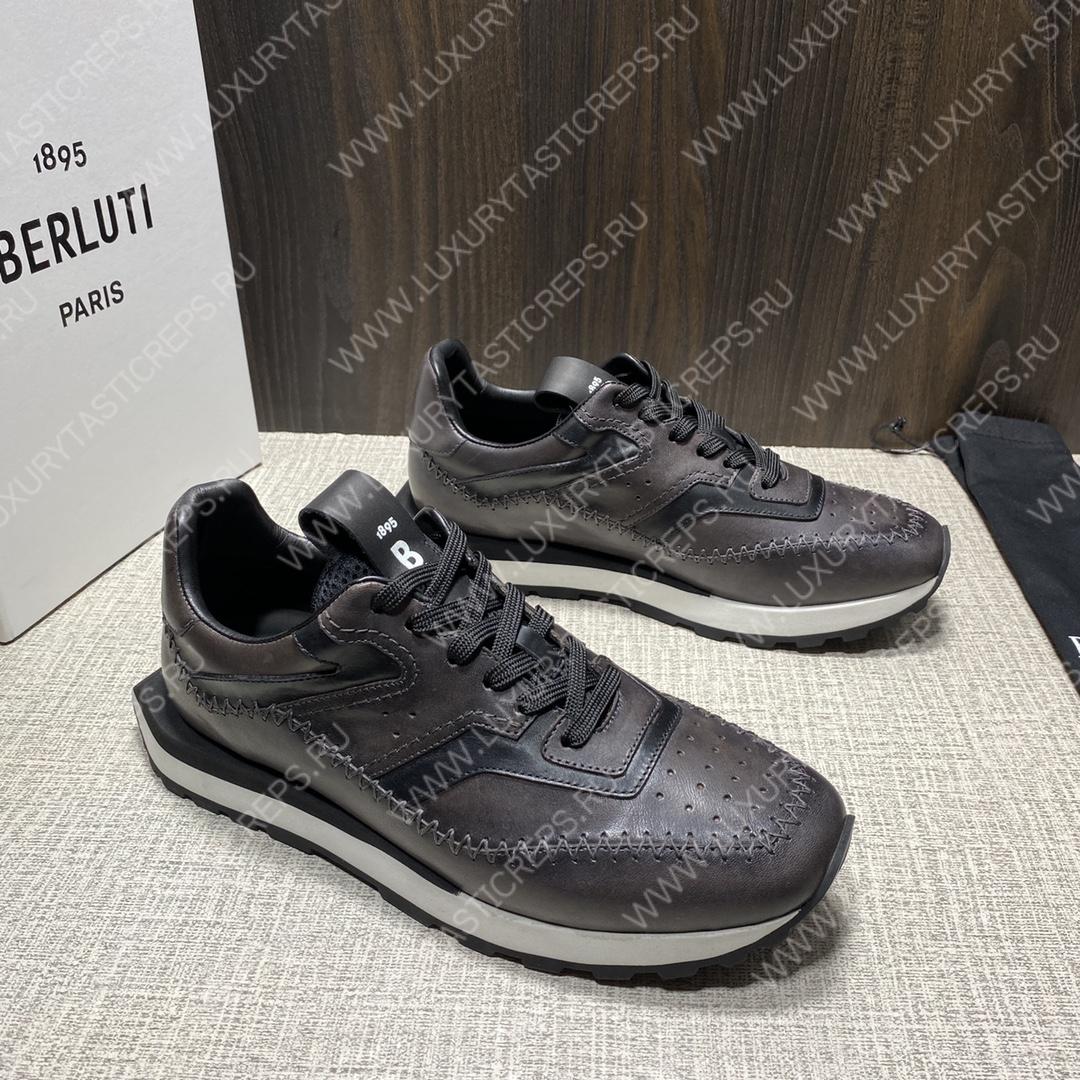 BERLUTI FLY SNEAKERS GREY S5653