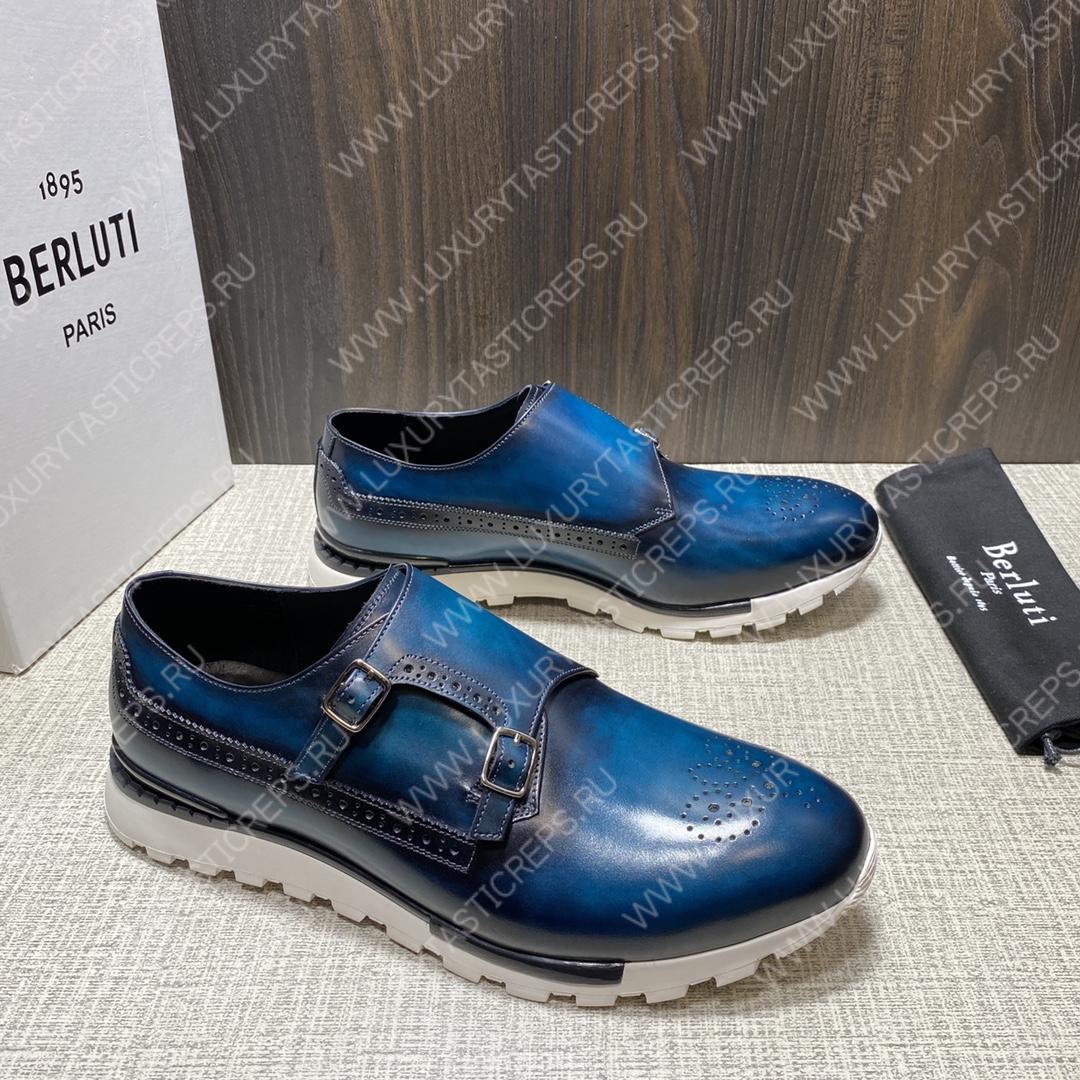 BERLUTI FAST TRACK SNEAKER BROWN S5854