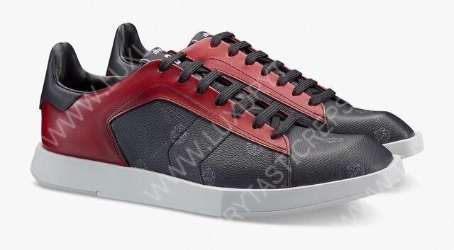 BERLUTI PLAYTIME SNEAKER BLACK AND RED S6163-V31