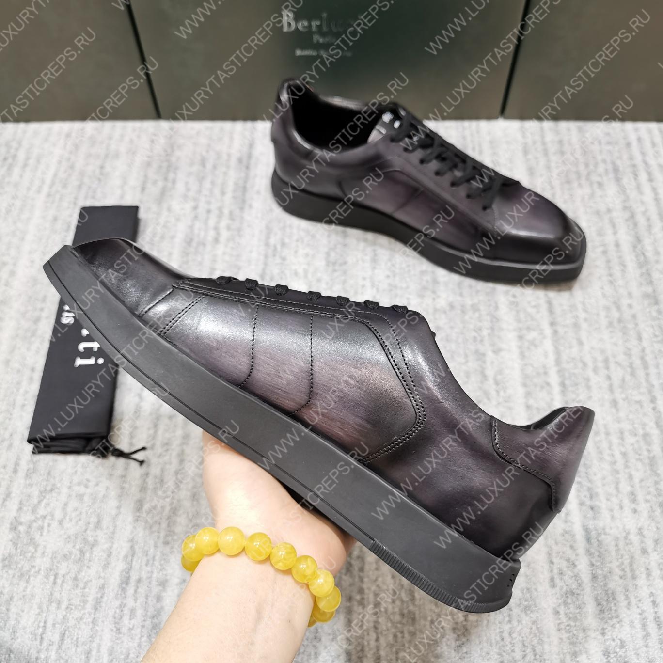 BERLUTI PLAYTIME SNEAKER BLACK GREY S5253-V1