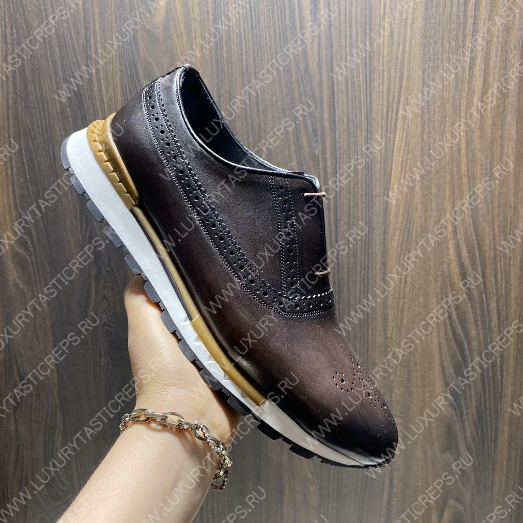 BERLUTI FAST TRACK SNEAKERS BROWN S3873-V1