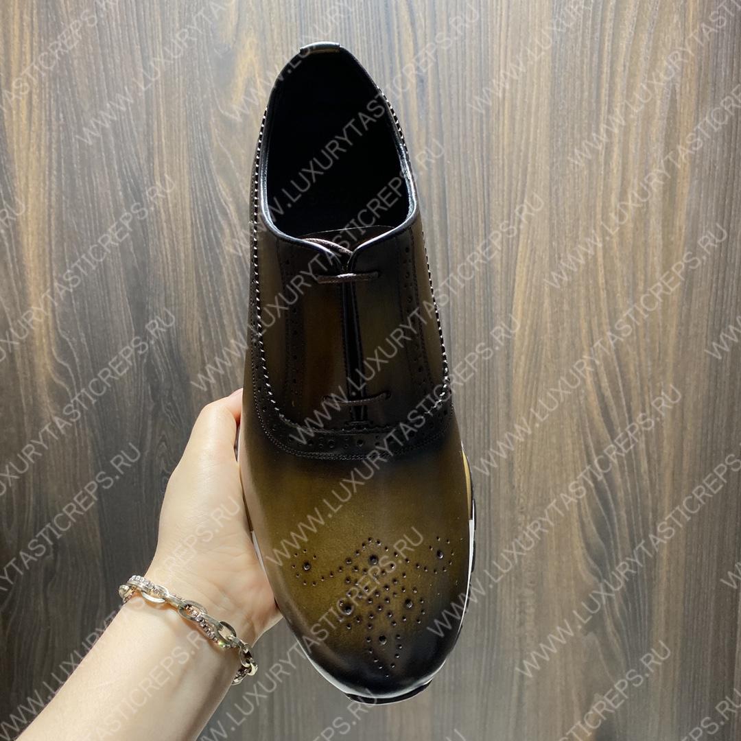 BERLUTI FAST TRACK SNEAKERS BROWN S3873-V1