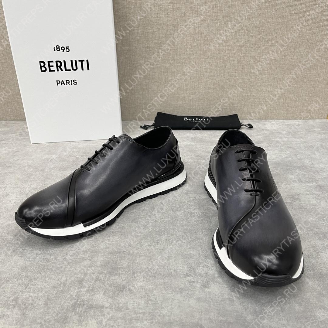 BERLUTI FAST TRACK SNEAKER BLACK S3873-GC4