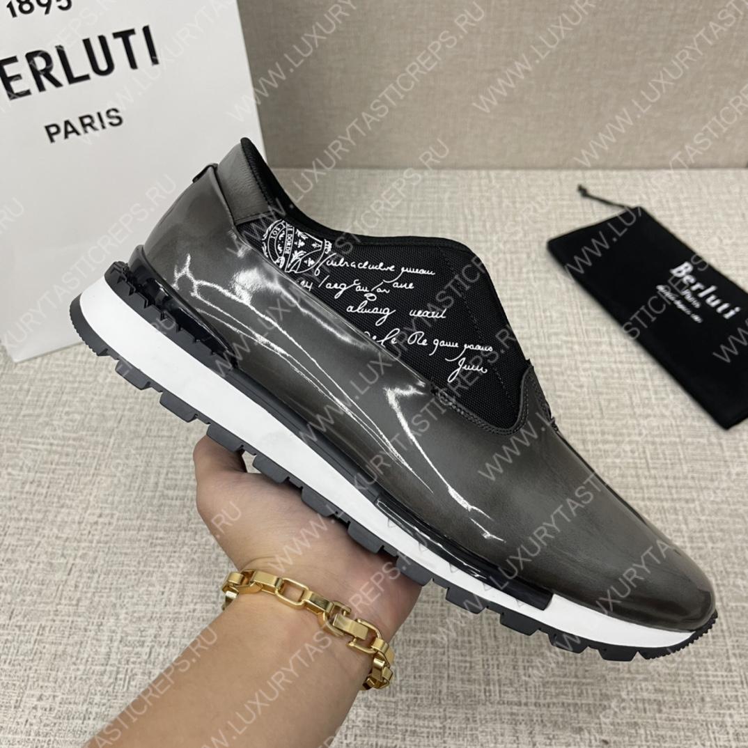 BERLUTI FAST TRACK SNEAKERS BLUE S5541-V2