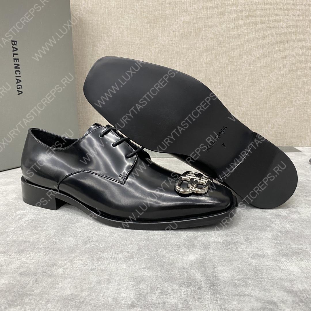 Ba*len*cia*ga oxfords black 701393w