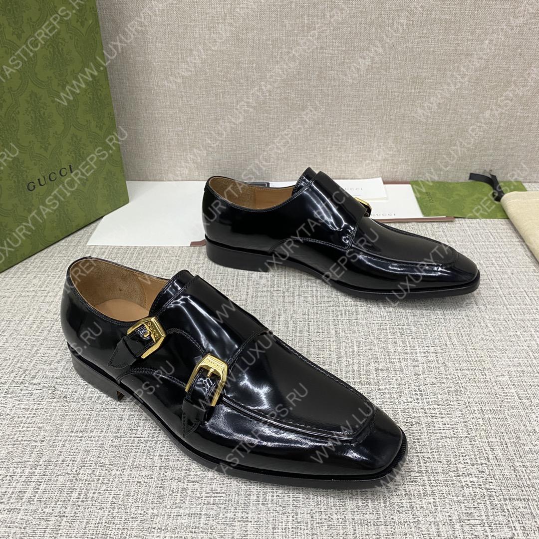 G*u*i signora double monk strap shoes m60171
