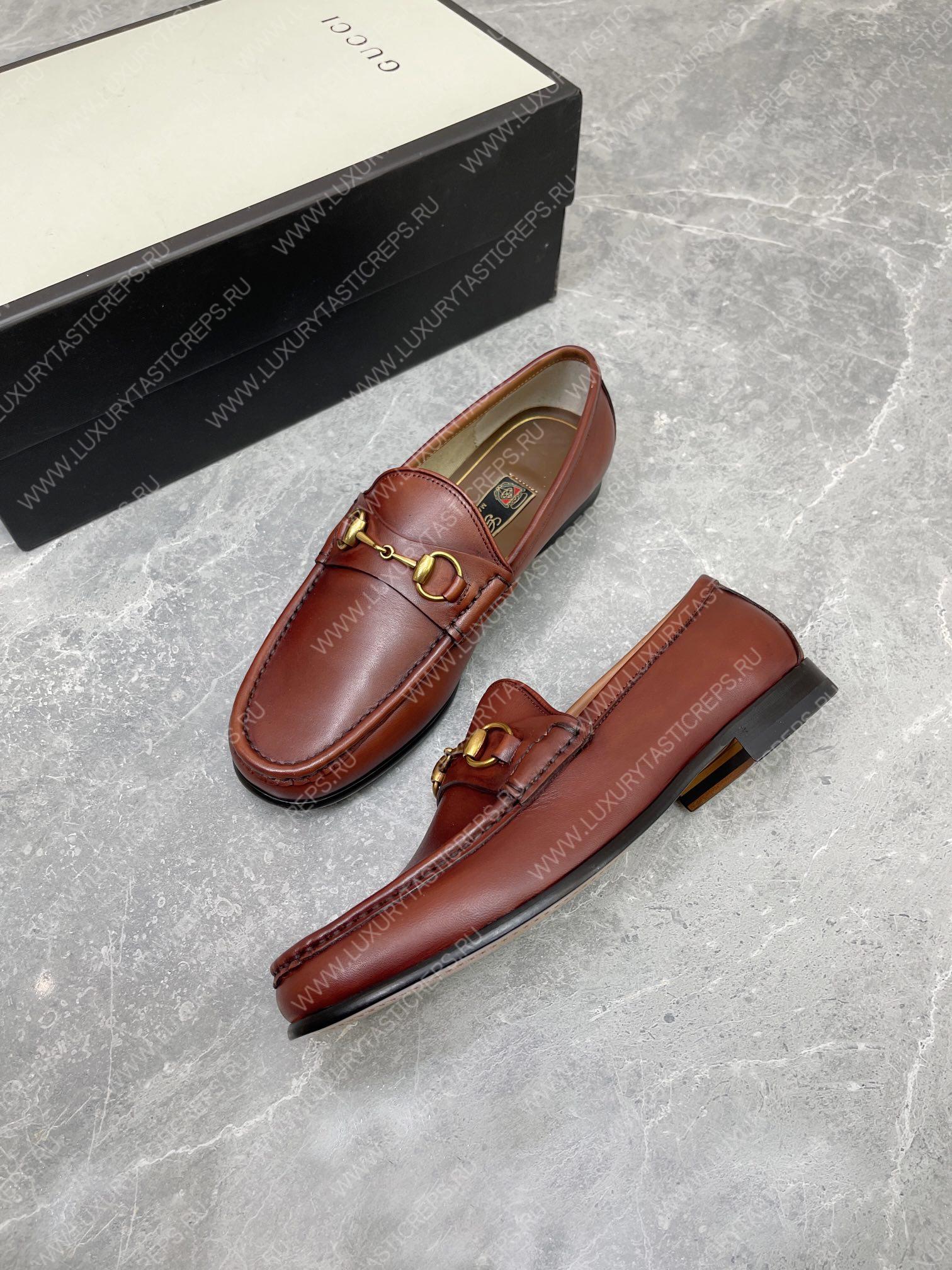 G*u*i 1953 horsebit loafer brown 307929