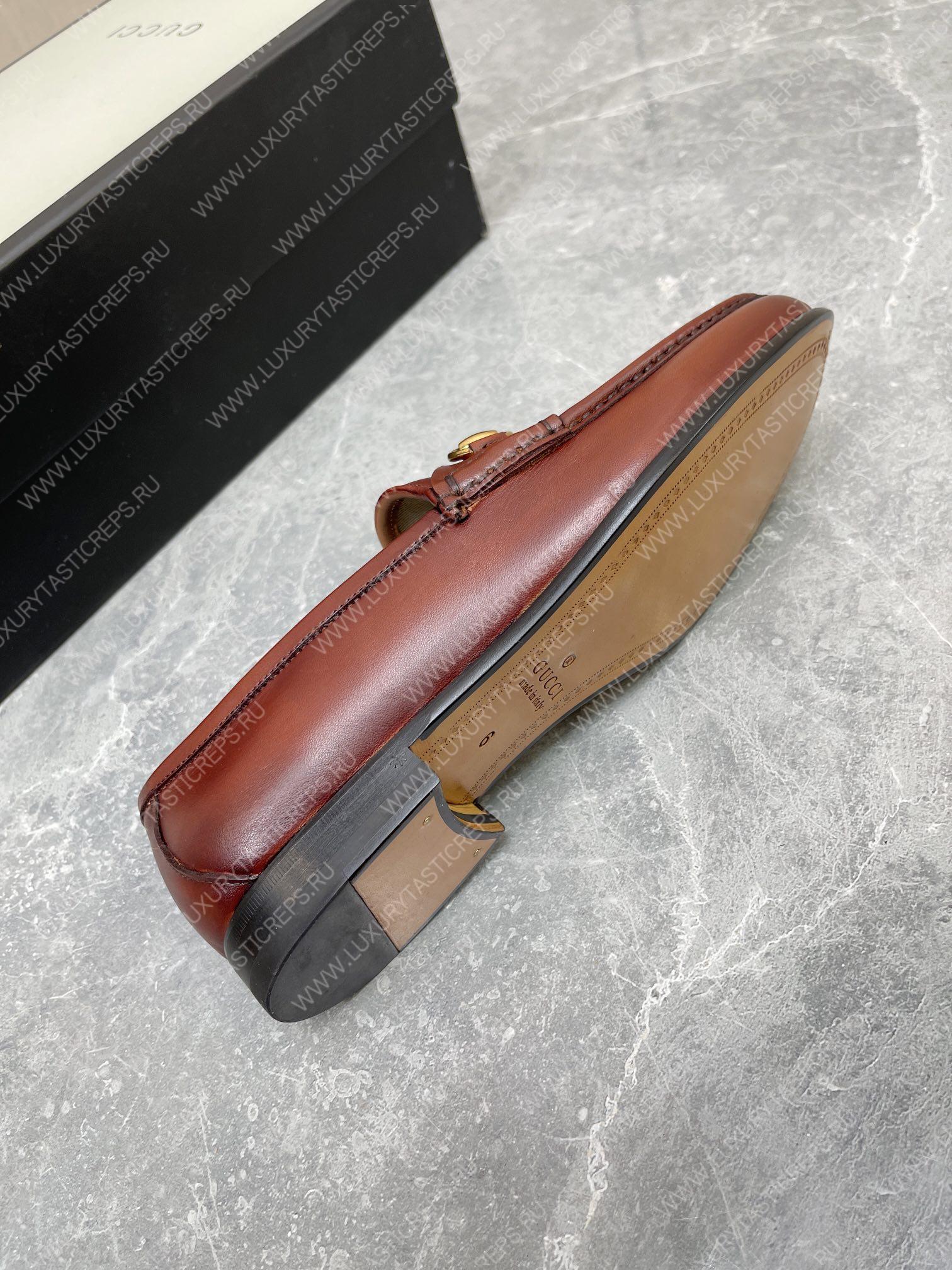 G*u*i 1953 horsebit loafer brown 307929