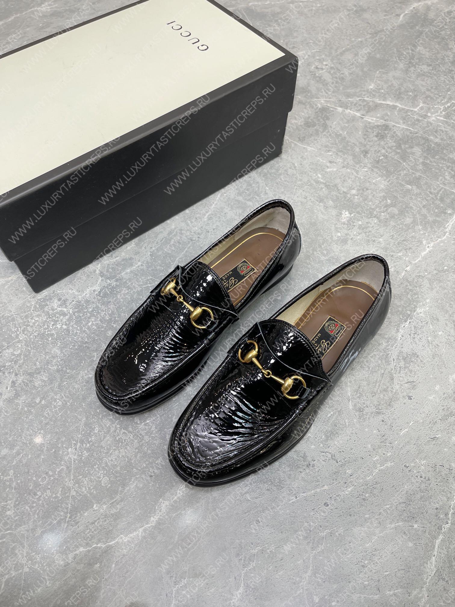G*u*i 1953 horsebit loafer black 307929
