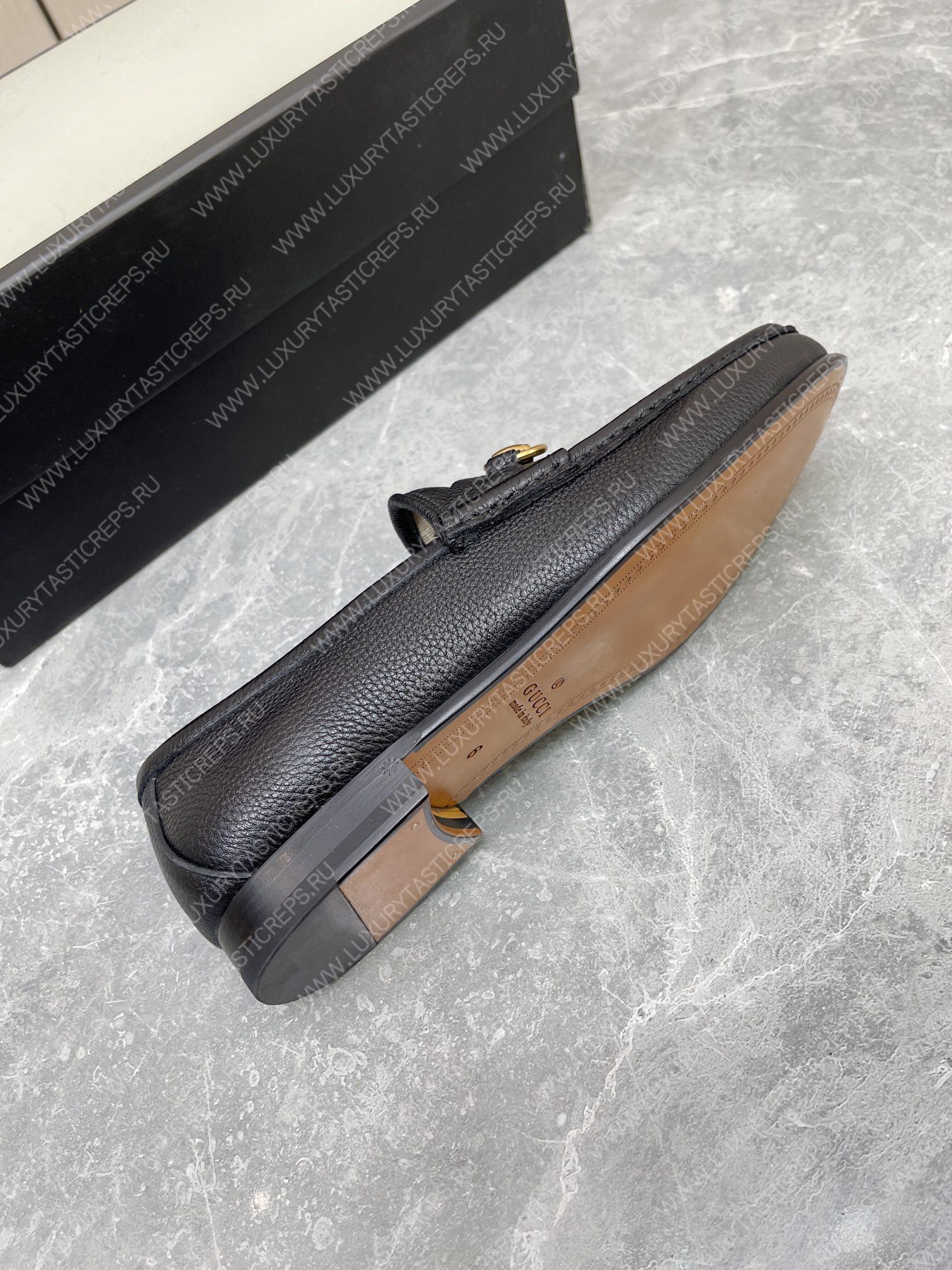 G*u*i 1953 horsebit loafer black 307929