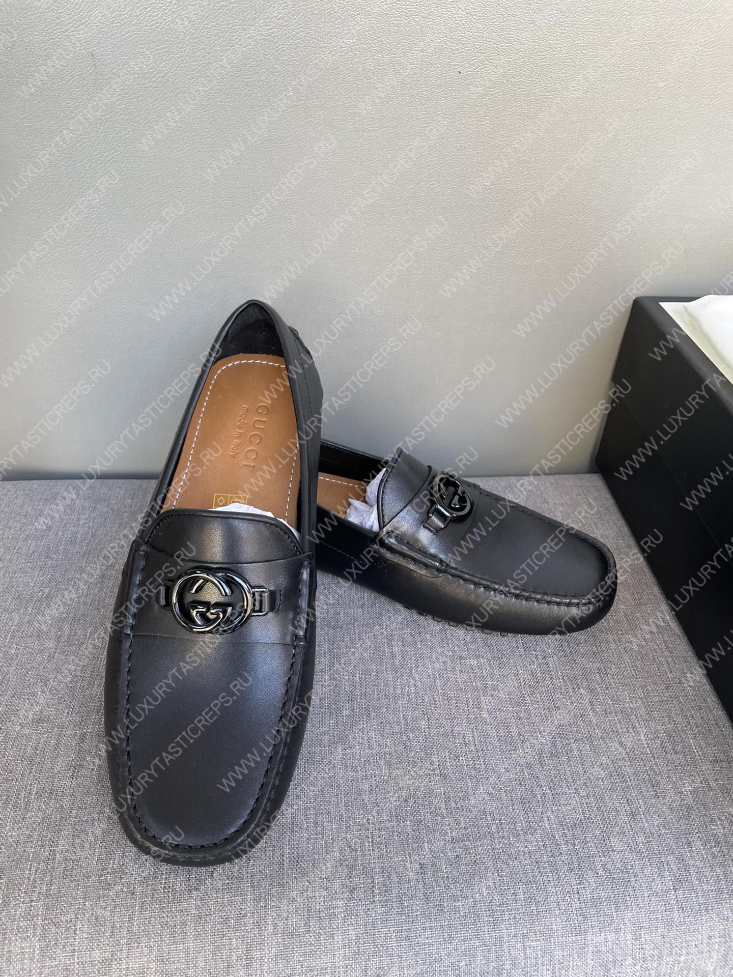 G*u*i men’s 1953 horsebit loafer black 307929