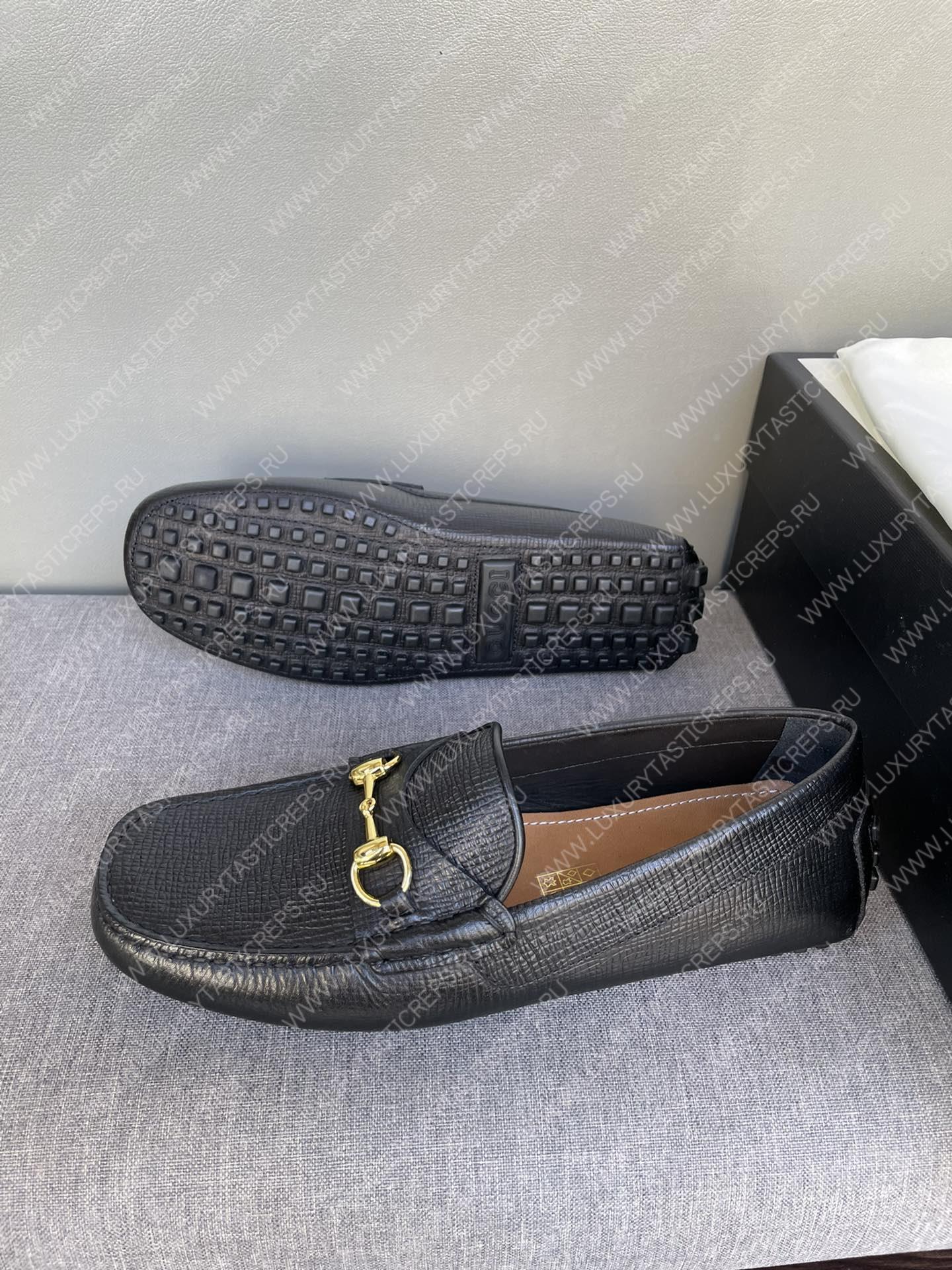 G*u*i men’s 1953 horsebit loafer black 307929