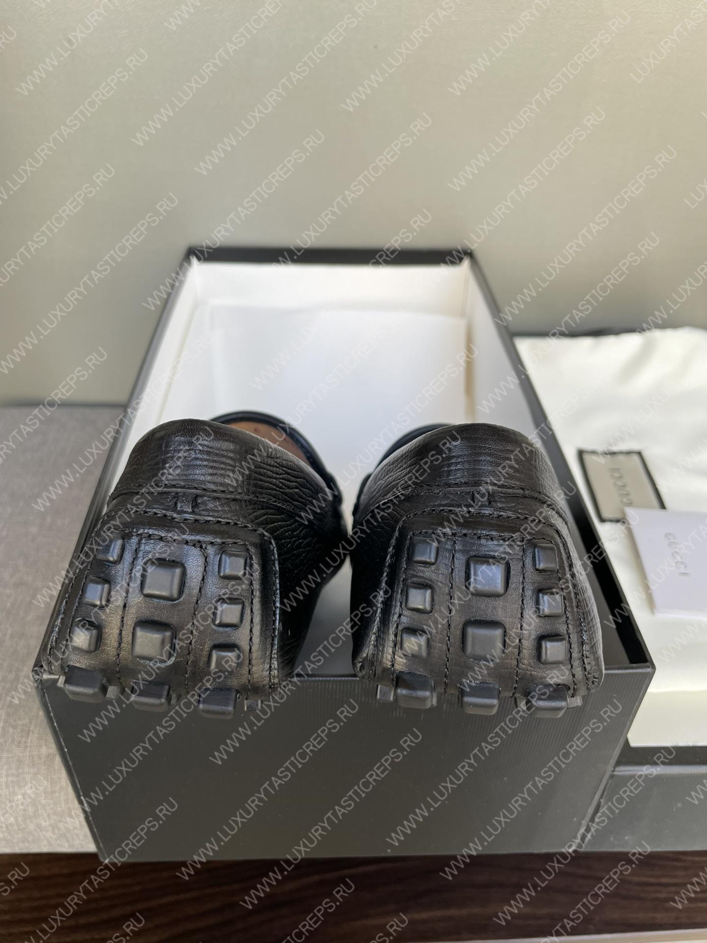 G*u*i men’s 1953 horsebit loafer black 307929