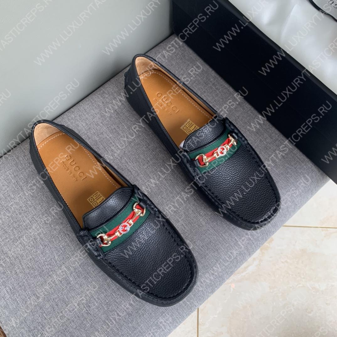 G*u*i men’s 1953 horsebit loafer black 307929