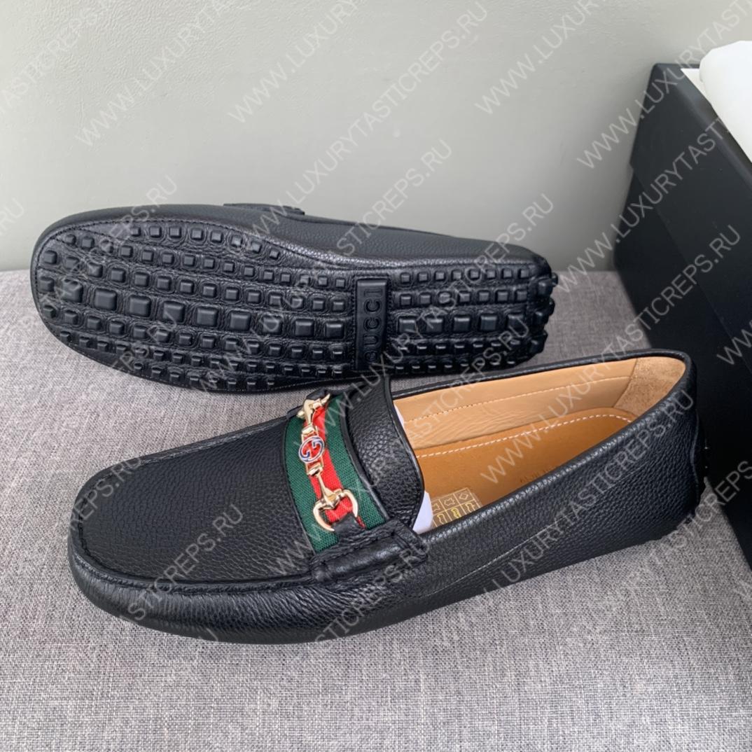 G*u*i men’s 1953 horsebit loafer black 307929