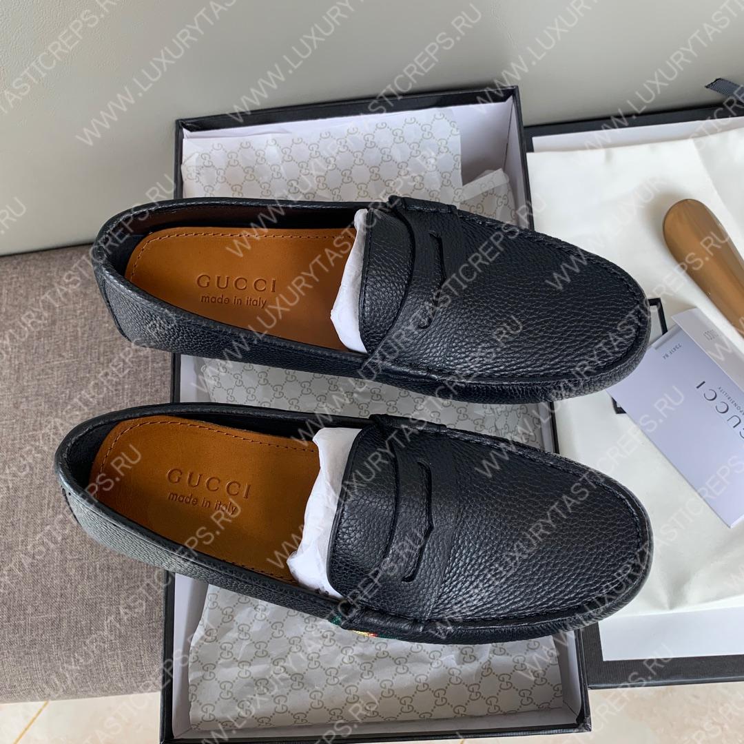 G*u*i men’s 1953 horsebit loafer black 307929