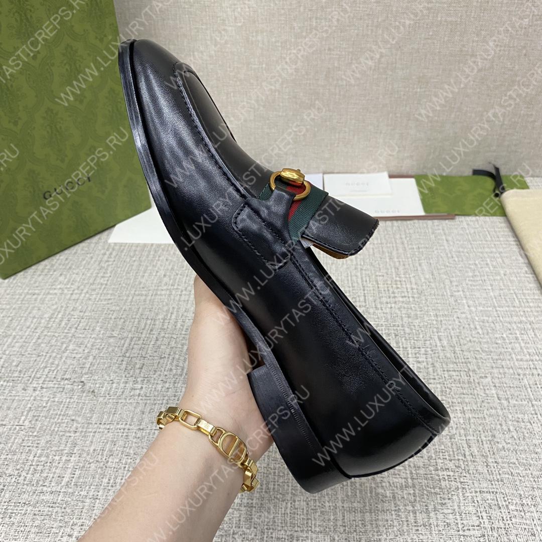 G*u*i loafer with horsebit black 655579 0g0p0 1060