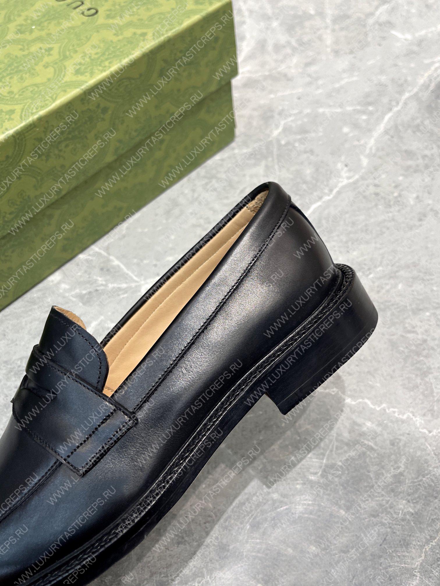 G*u*i men’s loafers black 712351