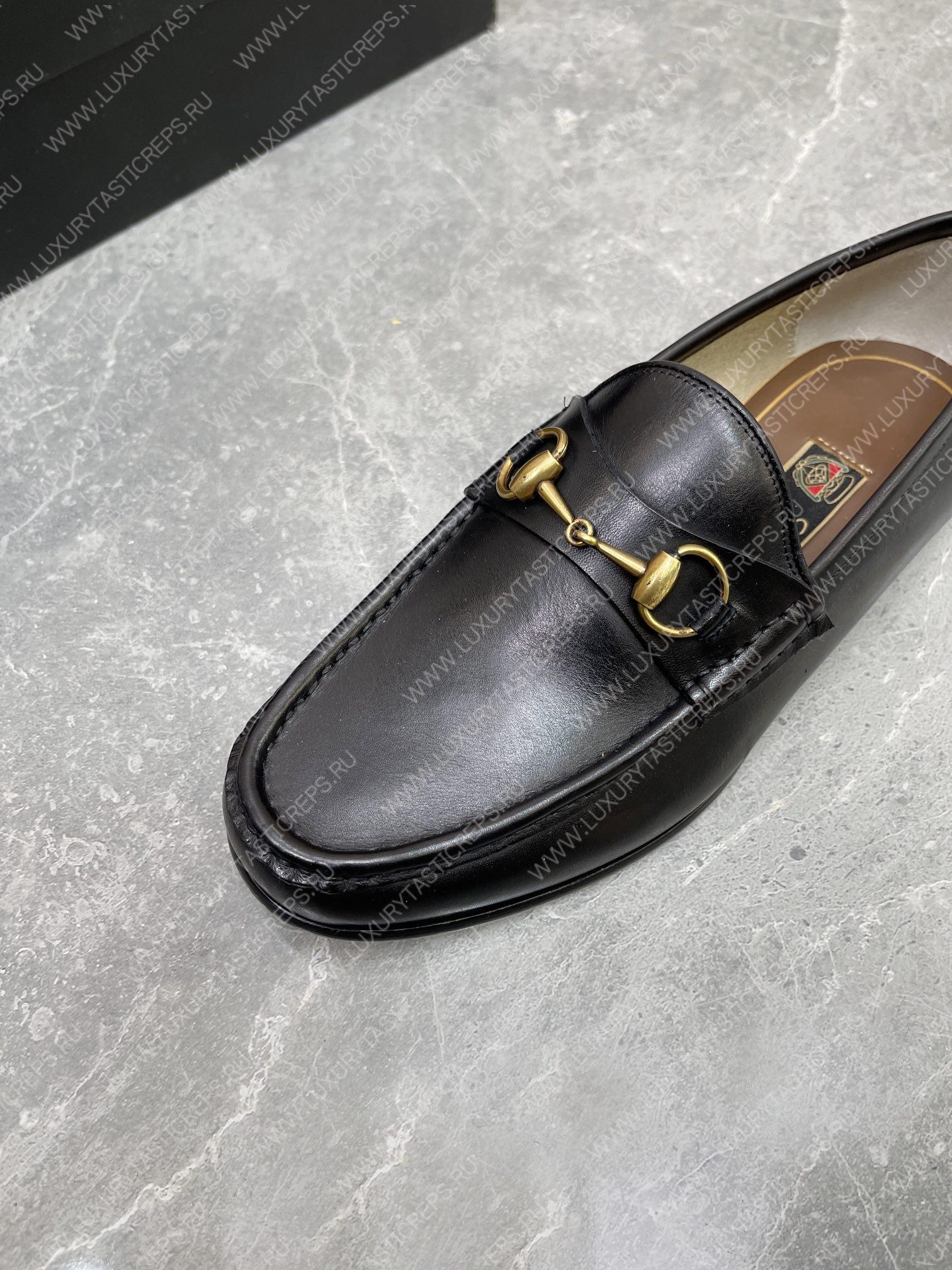 G*u*i 1953 horsebit loafer black 307929