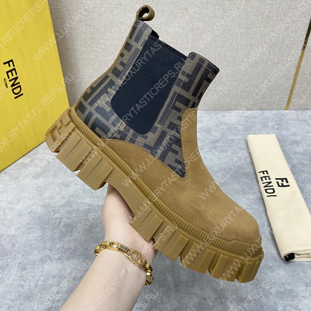 F**di chelsea boots light brown 7u1446ak