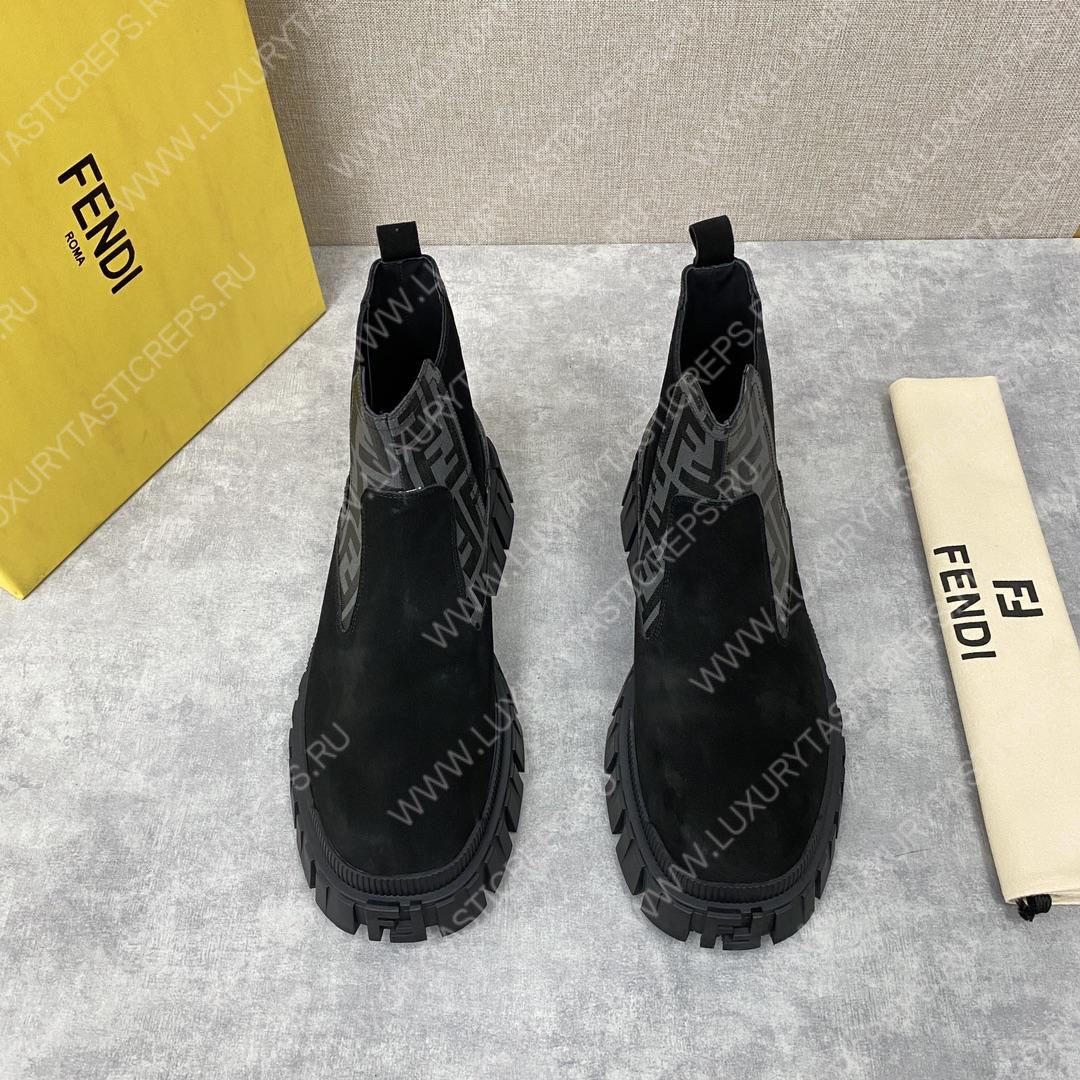 F**di chelsea boots black 7u1446ak