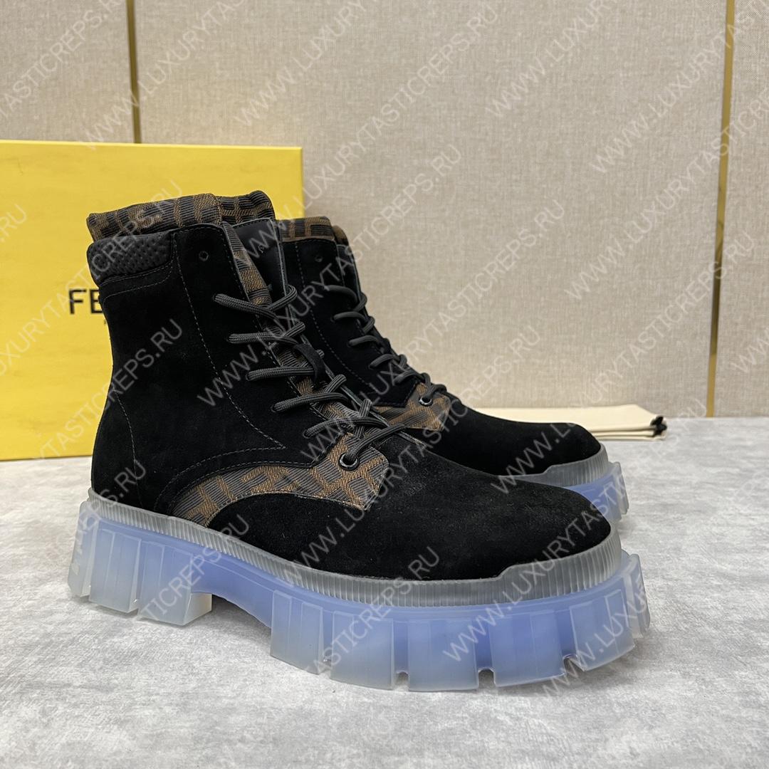 F**di ankle boots black 7u1458