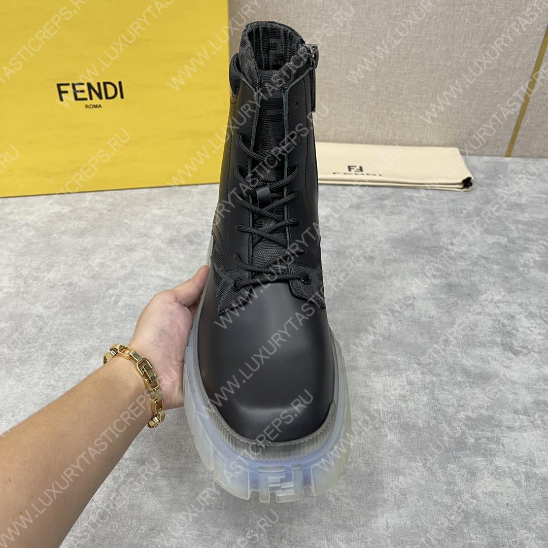 F**di ankle boots black 7u1458