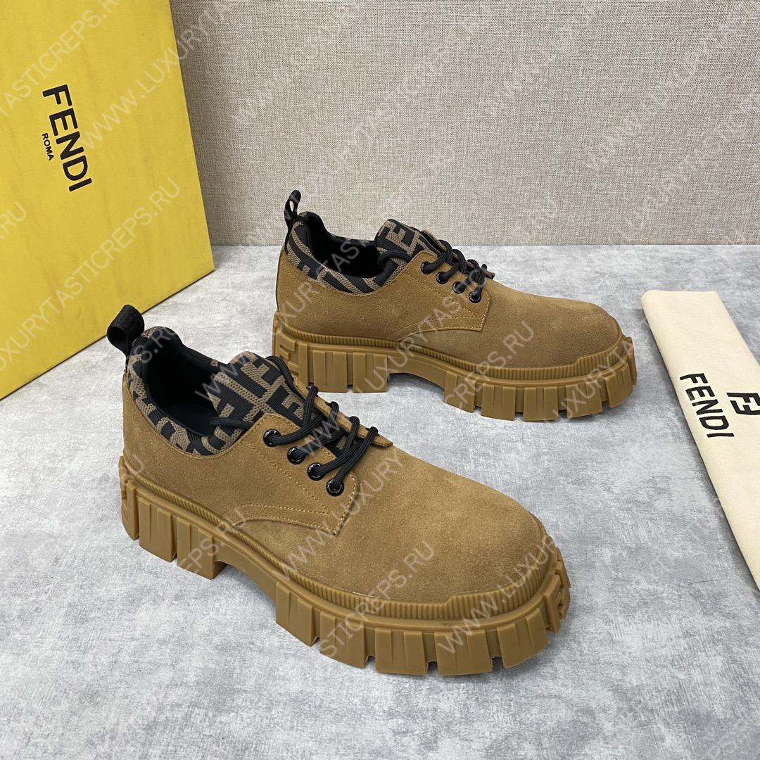 F**di lace-ups light brown 7l1459ad