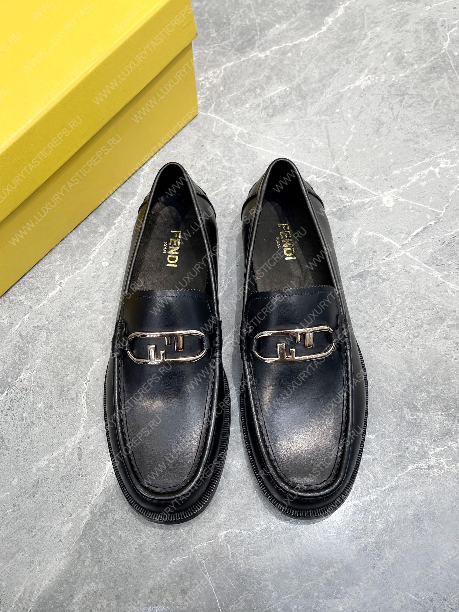 F**di o’lock driving loafers black 7d1561a