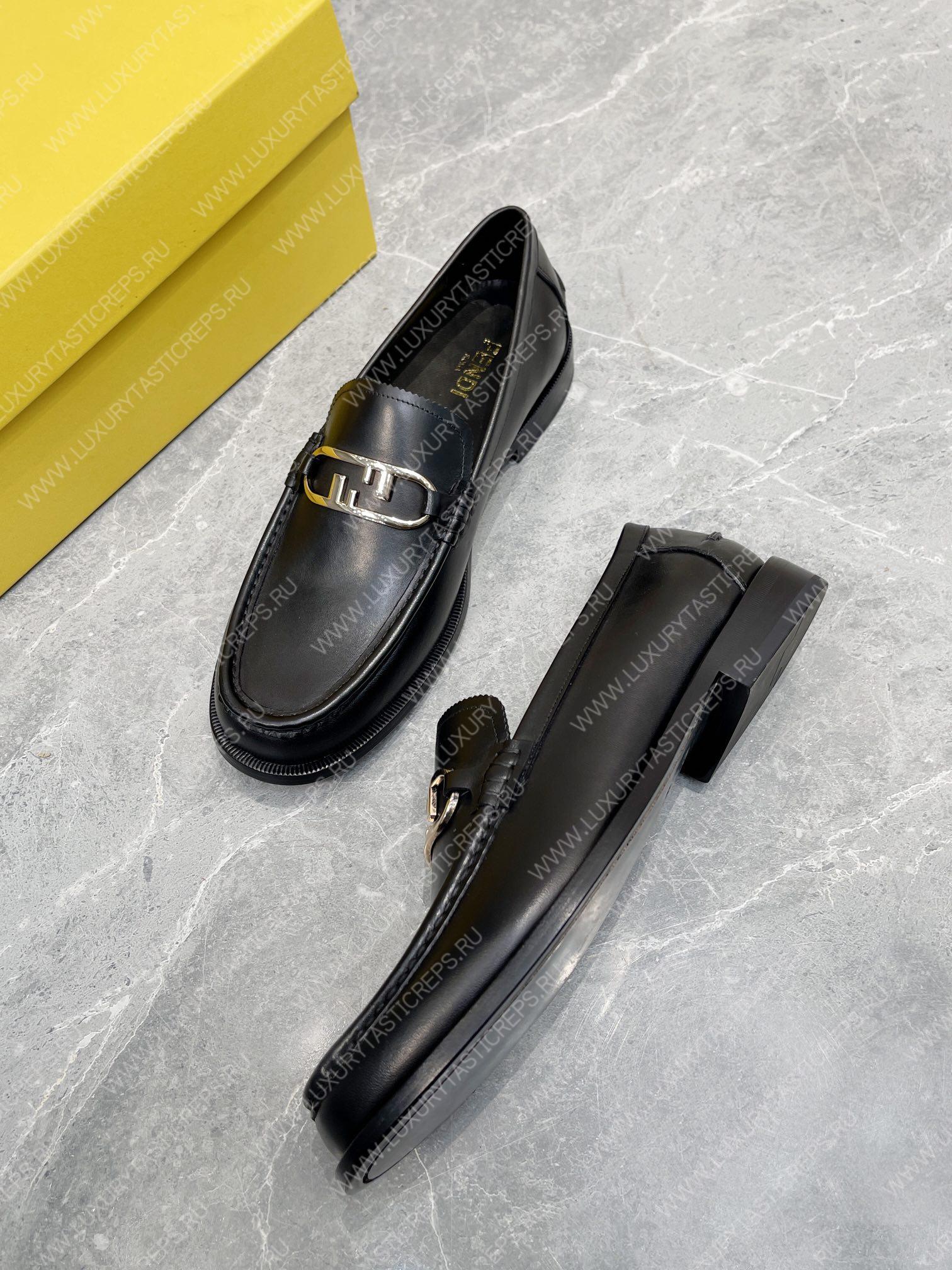F**di o’lock driving loafers black 7d1561a