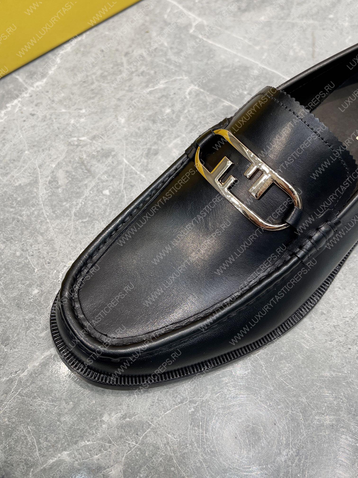 F**di o’lock driving loafers black 7d1561a