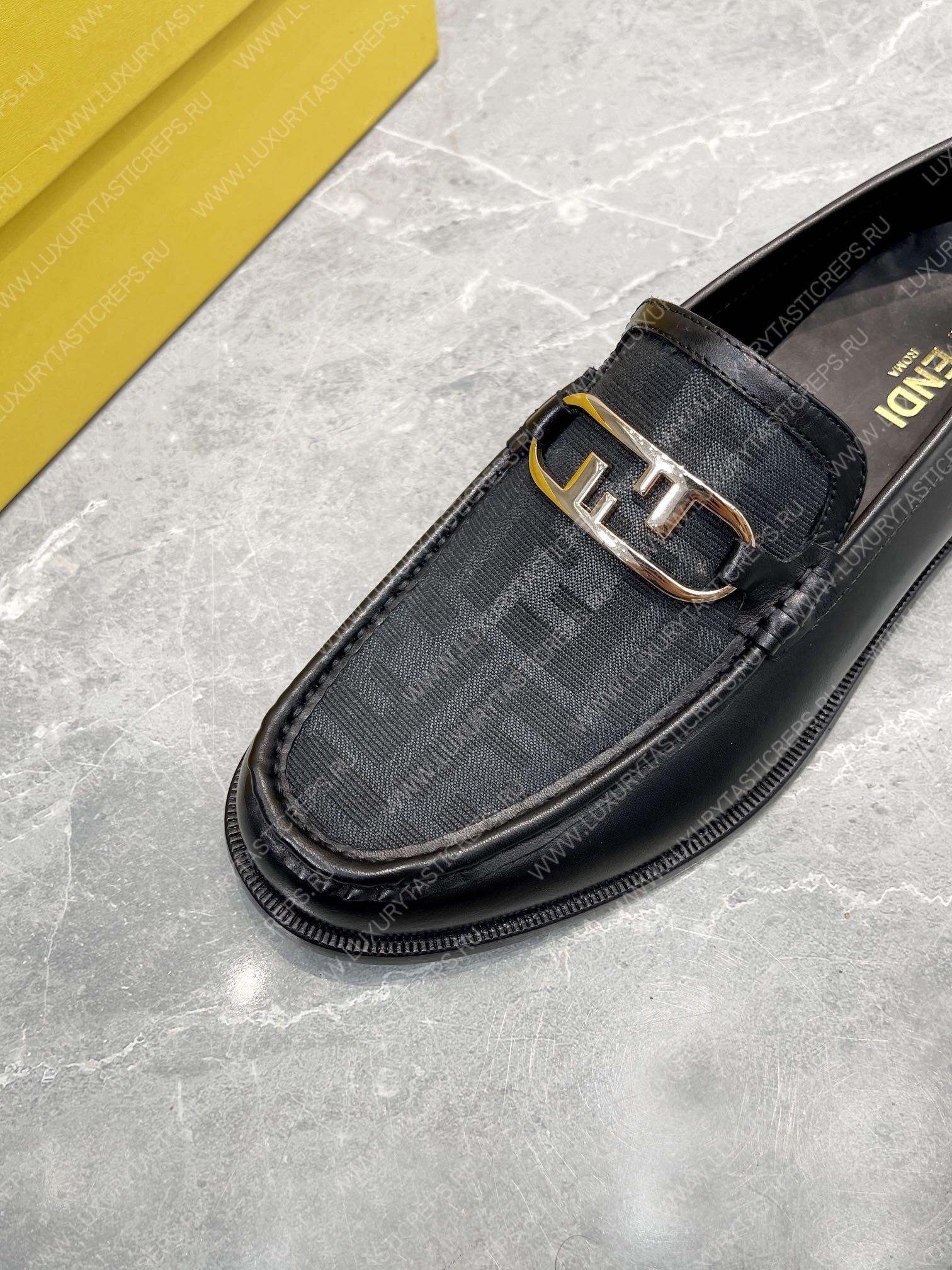 F**di o’lock driving loafers black 7d1561a