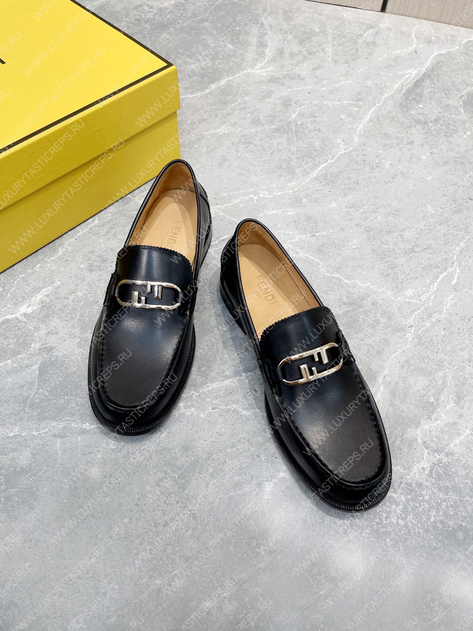 F**di o’lock driving loafers black 7d1561a