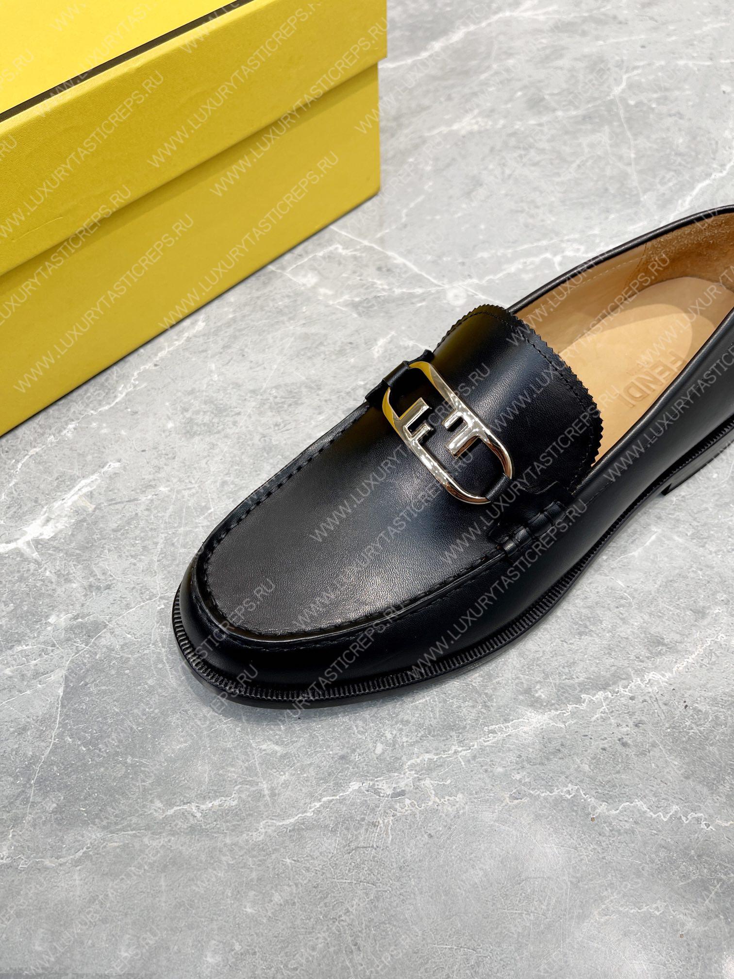 F**di o’lock driving loafers black 7d1561a