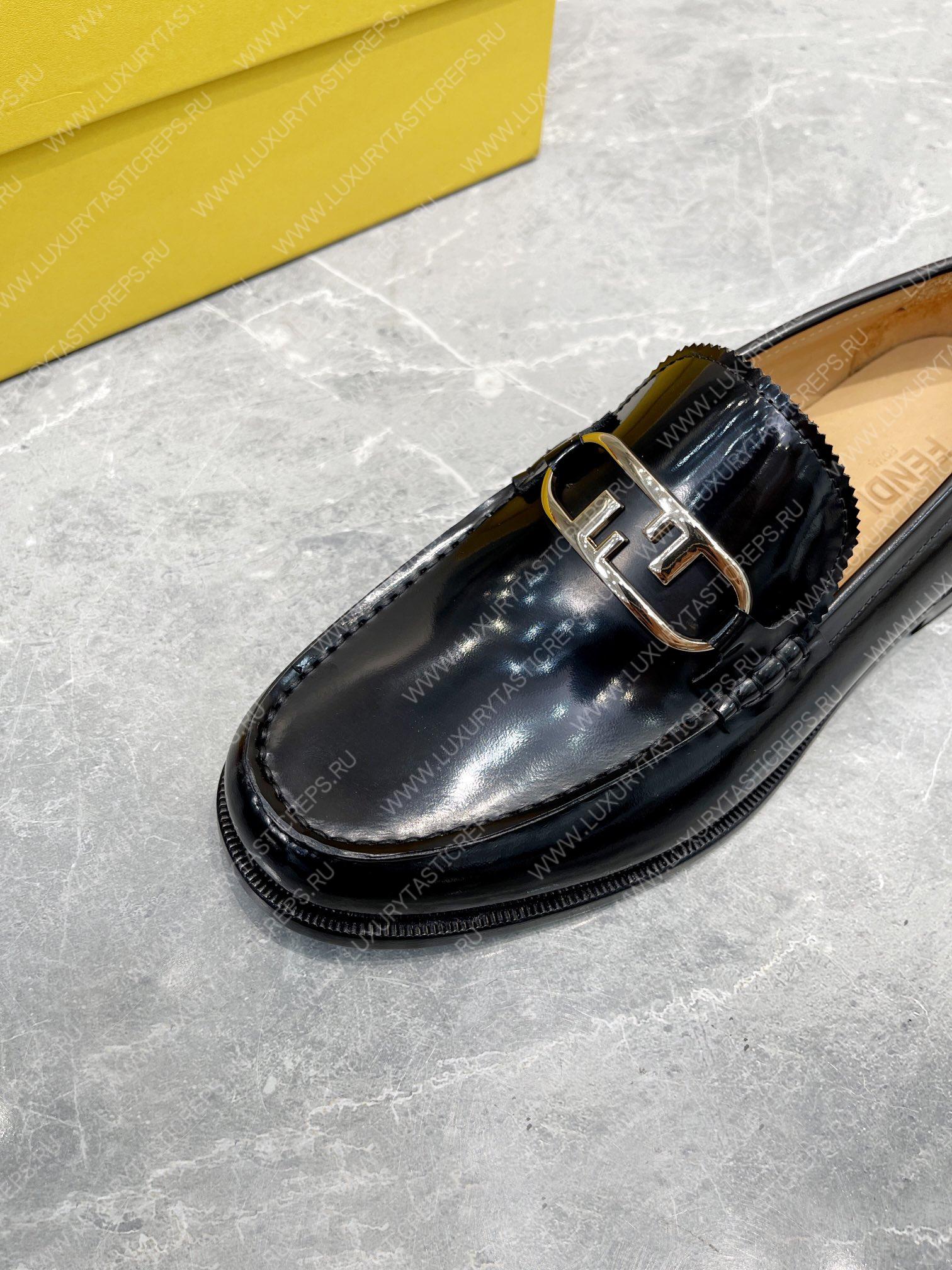 F**di o’lock driving loafers black 7d1561a